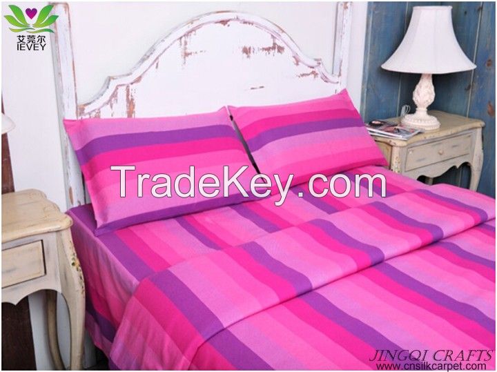 Breathable hand woven 100% cotton bedding sets 4pcs Ventilate Massage zz4001