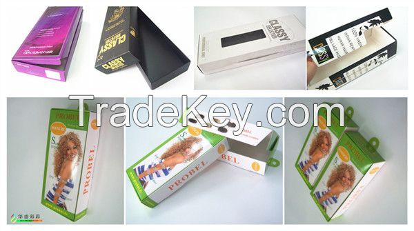 Hot Sale Custom Paper Hair Extension Packaging Box