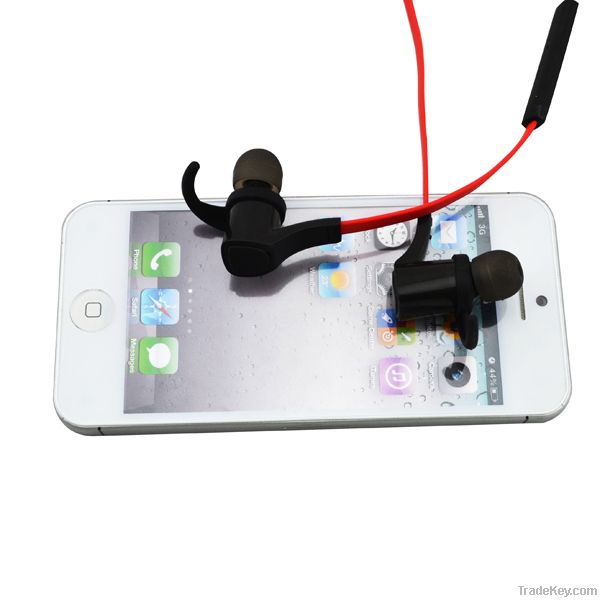 Wireless stereo bluetooth earphones support APT-X and cable control, bl
