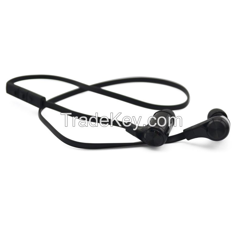 V4.0+APTX Hifi Bluetooth Stereo Music Earphone Wireless A2DP Sports Headphones with Cable Control, stereo wireless bluetooth earbuds