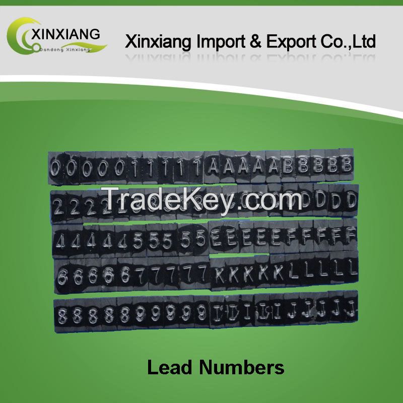 X-Ray Lead number&letter(plastic and magnetic)