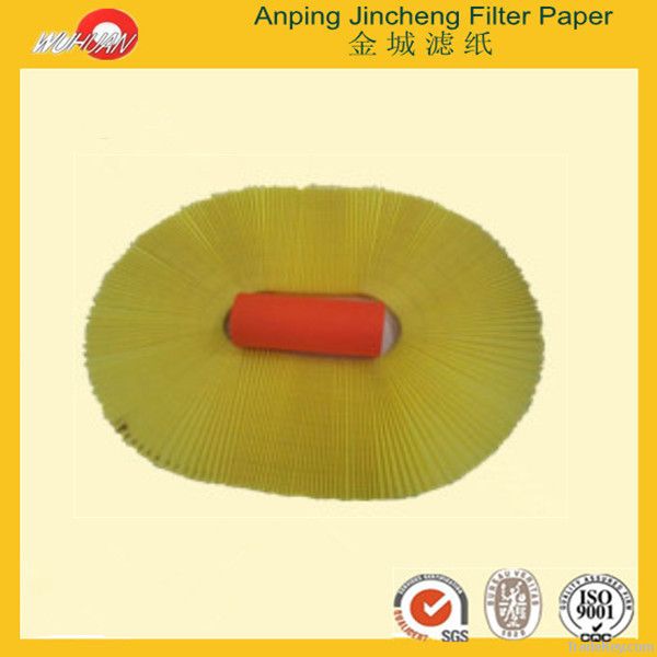 Hot sales for car red color air filter paper