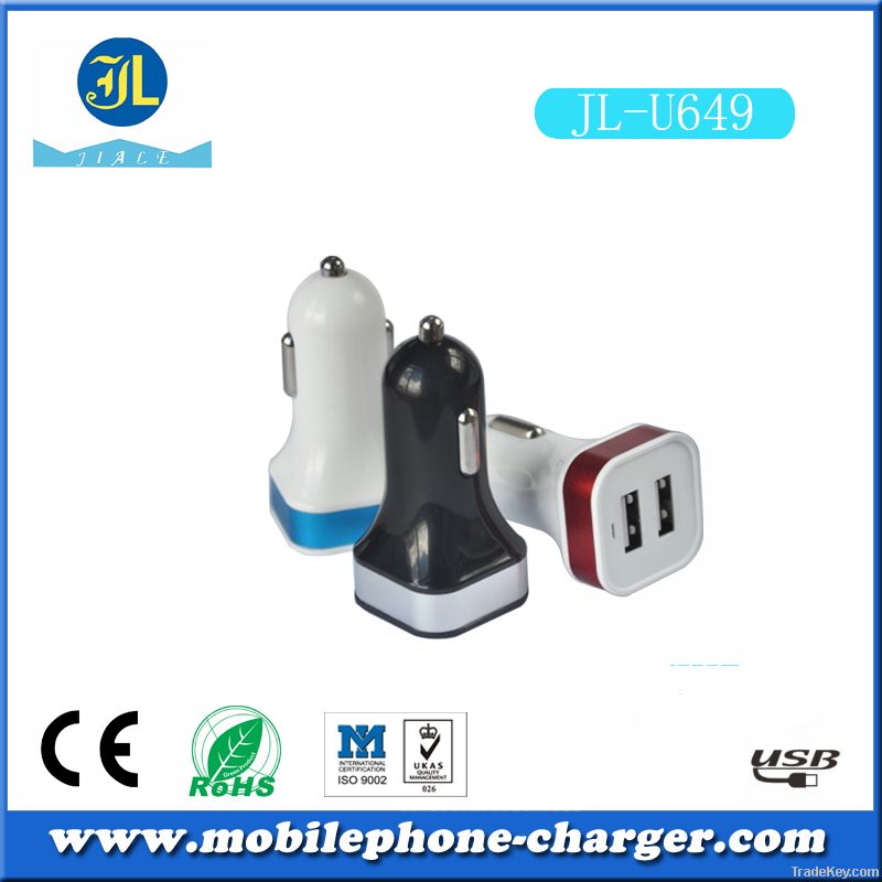 New china product 2 usb port  car charger hot selling in the EU