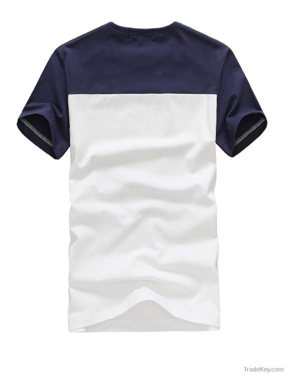 Men's casual popular tee with printing o-neck high-quality, 3 colors