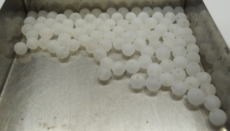 Frosted Crystal 4mm Beads For Stringing.