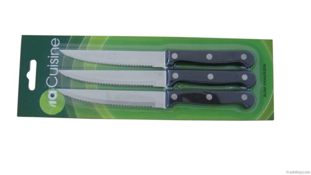 3pcs steak knife set