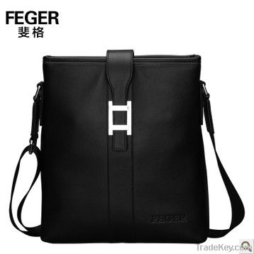 Korean Style Genuine Leather Men Messenger Bag