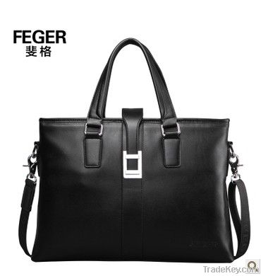 new style men leather business messenger bag