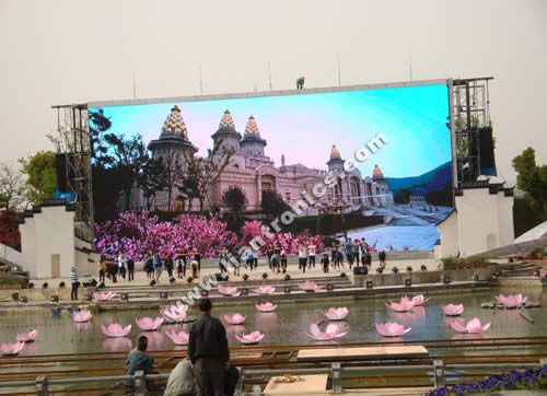 Outdoor full color LED display