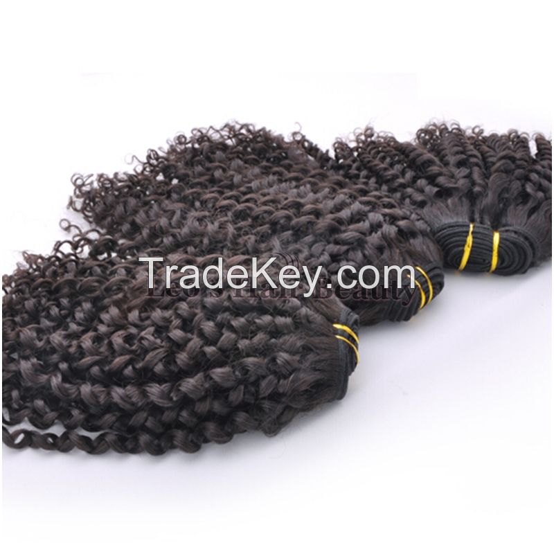 18 Inches Unprocessed Virgin Hair Kinky Curl Natural Black $38.42