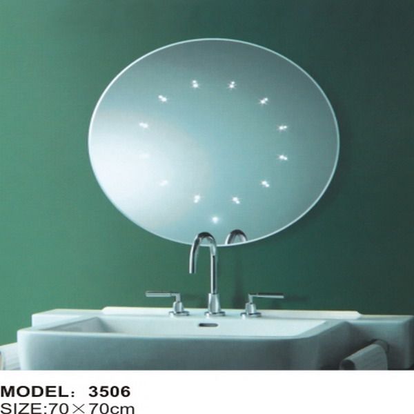 Bathroom Decorative Oval LED Mirror 3506    