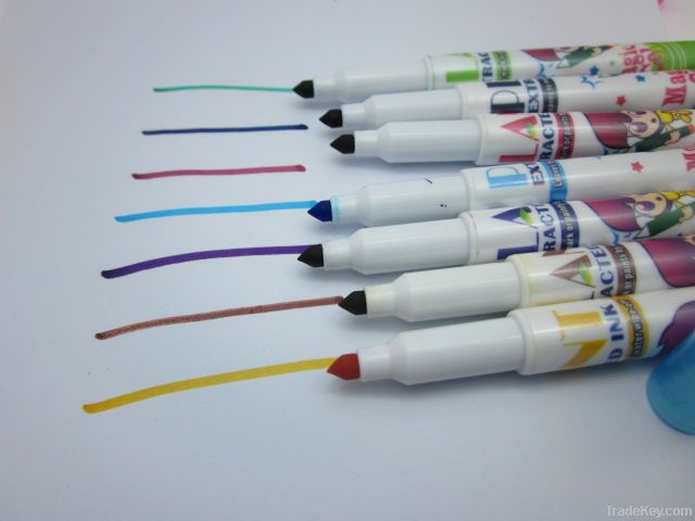 2014 new magic washable colour pen drawing pen