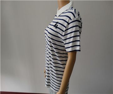 latest fashion man polo shirt,Striped Polo Shirt