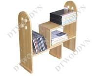 2 tier shelf, square holes at sides, expandable. K/D