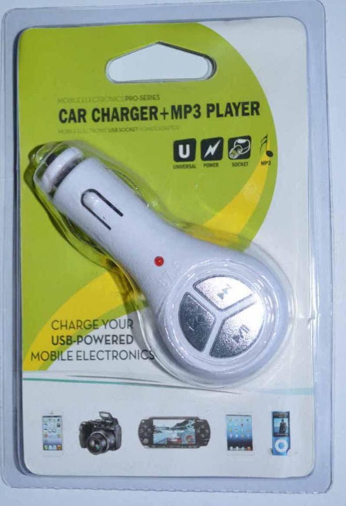 Wholesale - Manufacturer- - HD16 Car MP3 Player Wireless FM Transmitter Support TF Card And U-disk With Charger Universal Adapter Audio Input