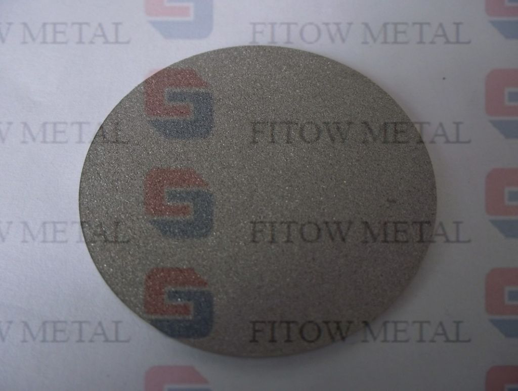 Stainless steel powder sintered filter disc