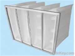 Hot welded pocket bag filter for ventilation systems application