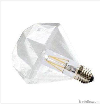 CE 220V 4W New 360 Degree Diamond LED Filament Decoration Light