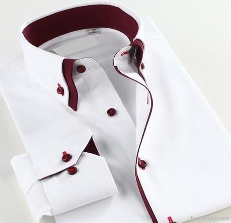 men's dress shirts with the double-button down collar with the latest