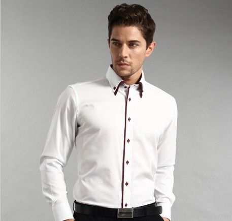 men's dress shirts with the double-button down collar with the latest