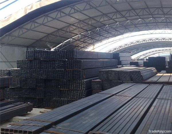 Factory black coated Square Steel tube metal pipe