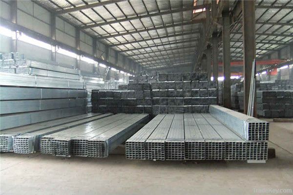 galvanized Square Pipe/Tube/welded rectangular steel metal pipe