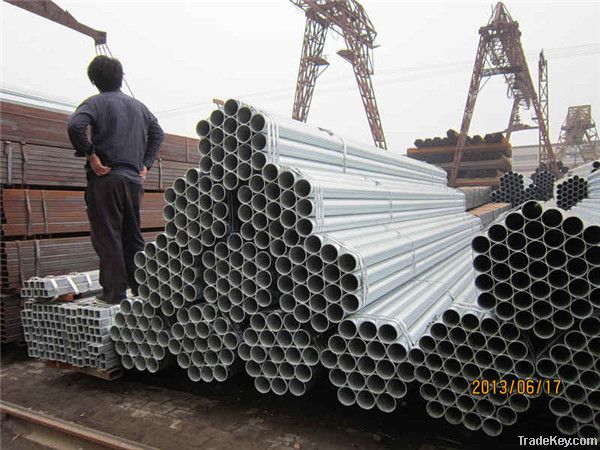 hot dipped Galvanized iron metal steel Pipe/Tube from tianjin factory