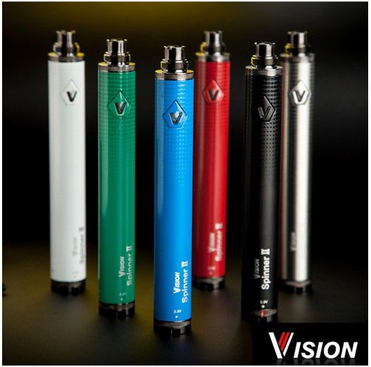 Newest original vision e cigarette battery 1600mah Vision Spinner II,variable voltage vision spinner 2