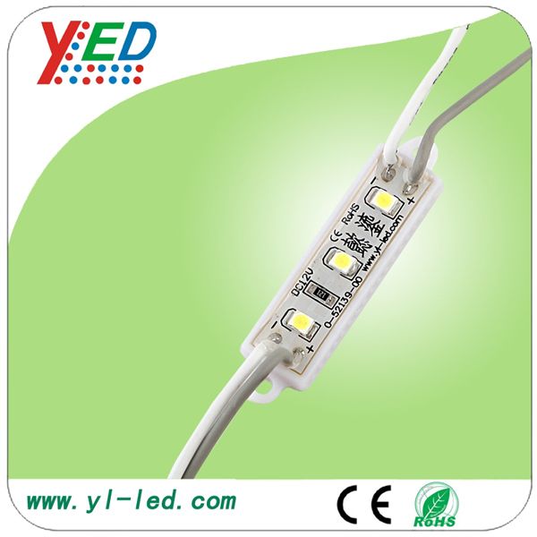 2v 0.3w Small outdoor IP67 epoxy led module light 3528 3 LEDS