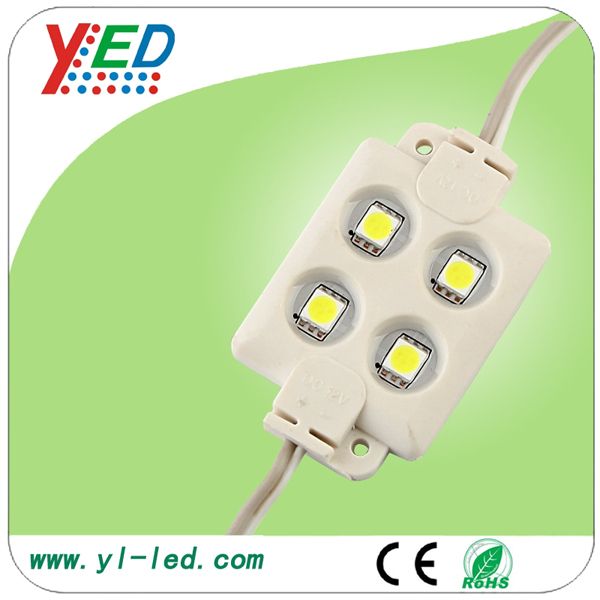 waterproof injection 4 Diode 5050 led module for led signs