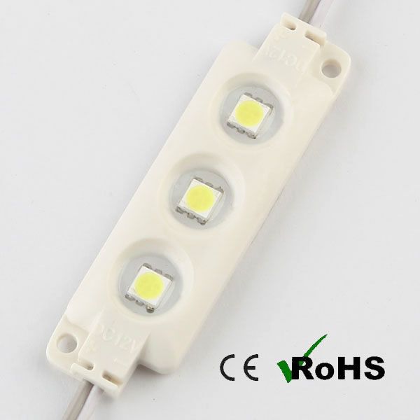 12V 0.72W waterproof  injection LED module 3 LEDs  