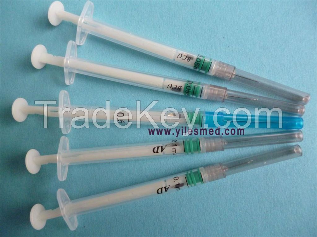 BCG auto-disable syringe