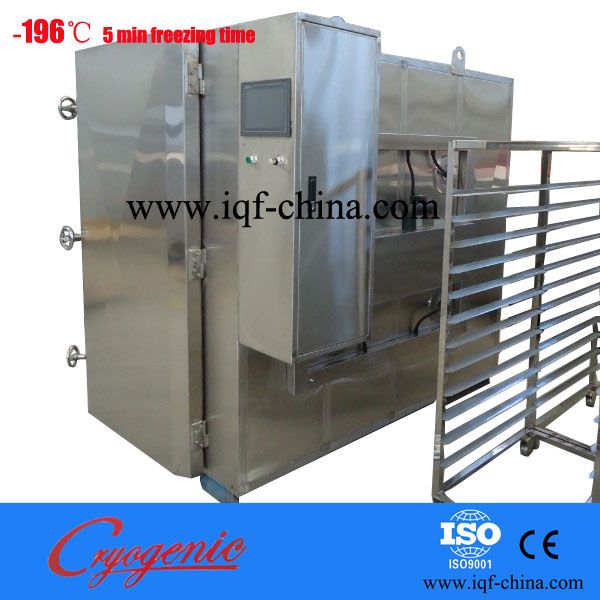 high performance 500kg/h Quick freezing equipment, cabinet quick freezing equipment for crab