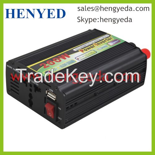 200W car power inverter with USB socket MINI type(HYD-200WMU)