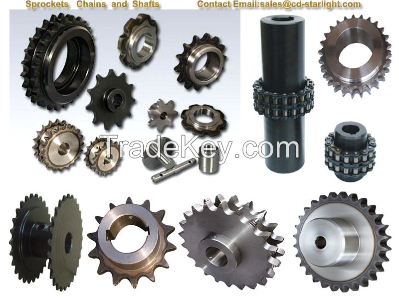 OEM inch and metric sprockets single &amp; double &amp; triple sprockets and platewheels