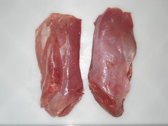 Frozen goose meat