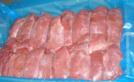 Frozen goose meat