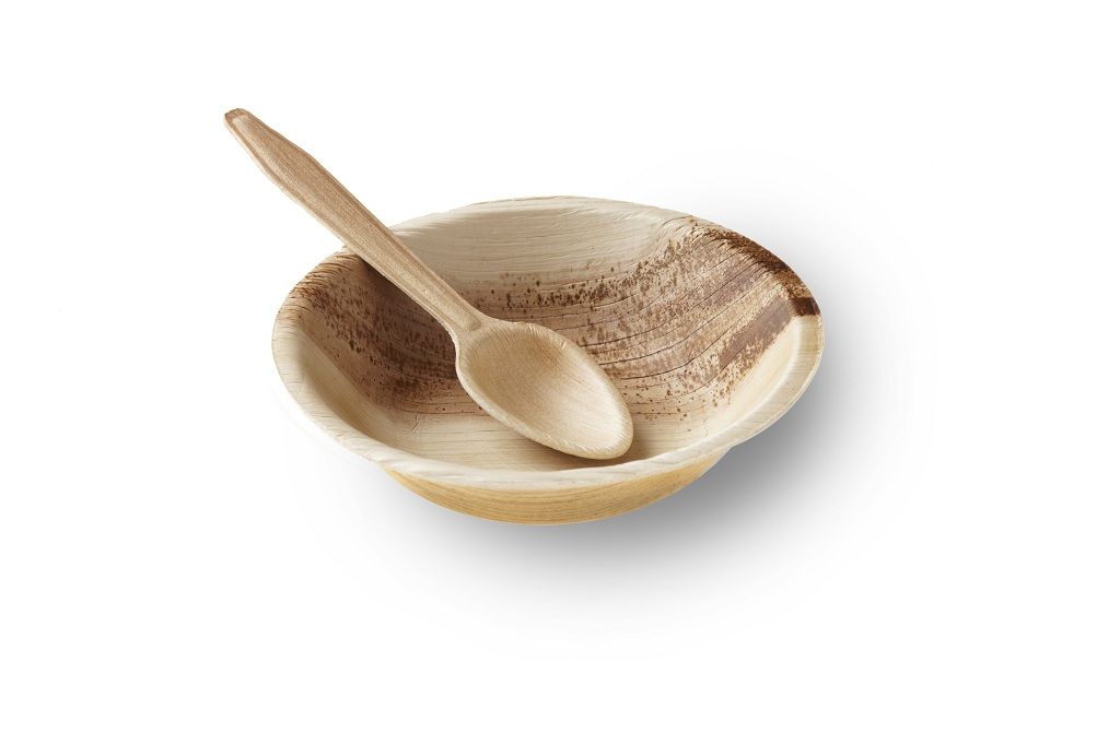 Disposable Bowls with Wood-Like Finish