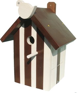 Planted bird house