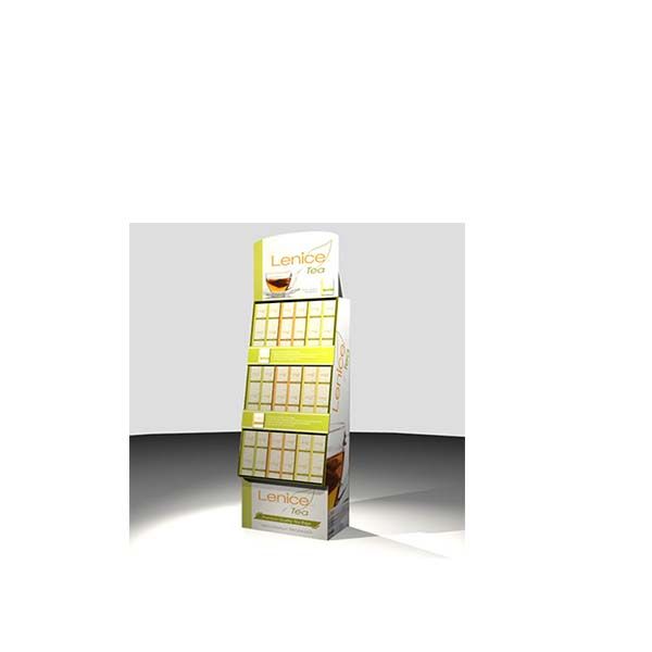 Corrugated Display Rack for Tea Display Stand