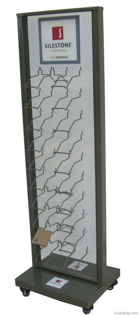 tile display rack/ceramics tiles display rack/metal floor tiles displa