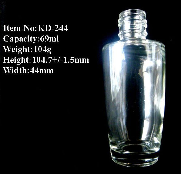 69 ml new design perfume glass bottle