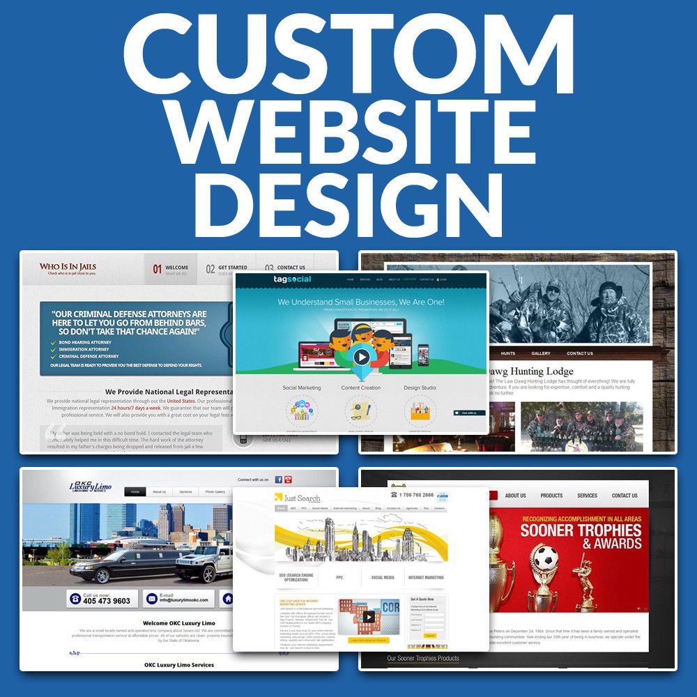 Custom Website Design, Development Service
