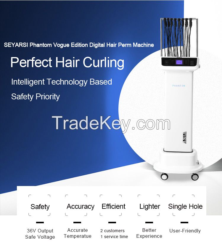 Digital Hair Perm Machine Hair Curler Accurate Temperature Control  PHC02