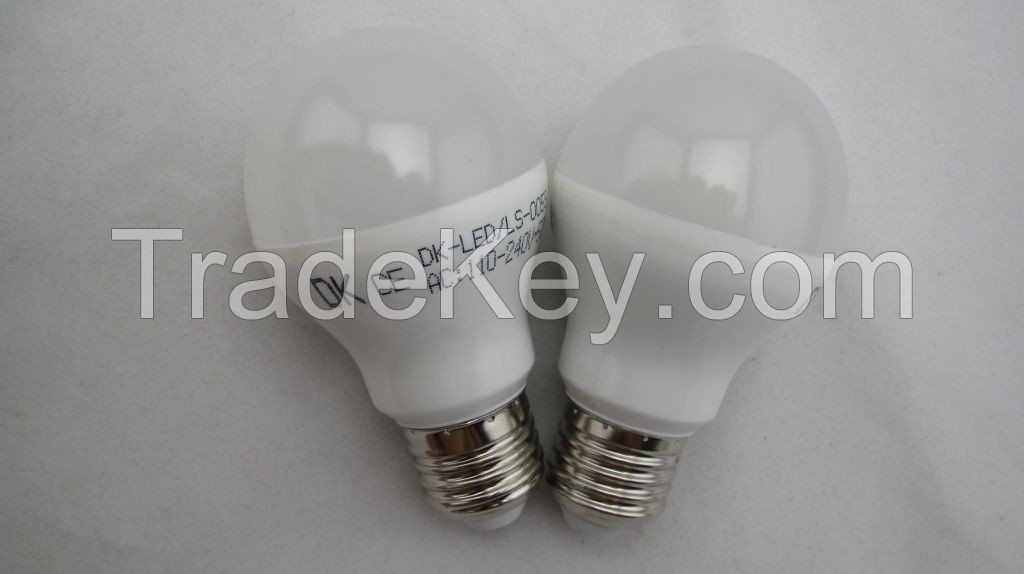 Aluminum+PC LED bulb 5/7/9W A60 bulb with IC driver