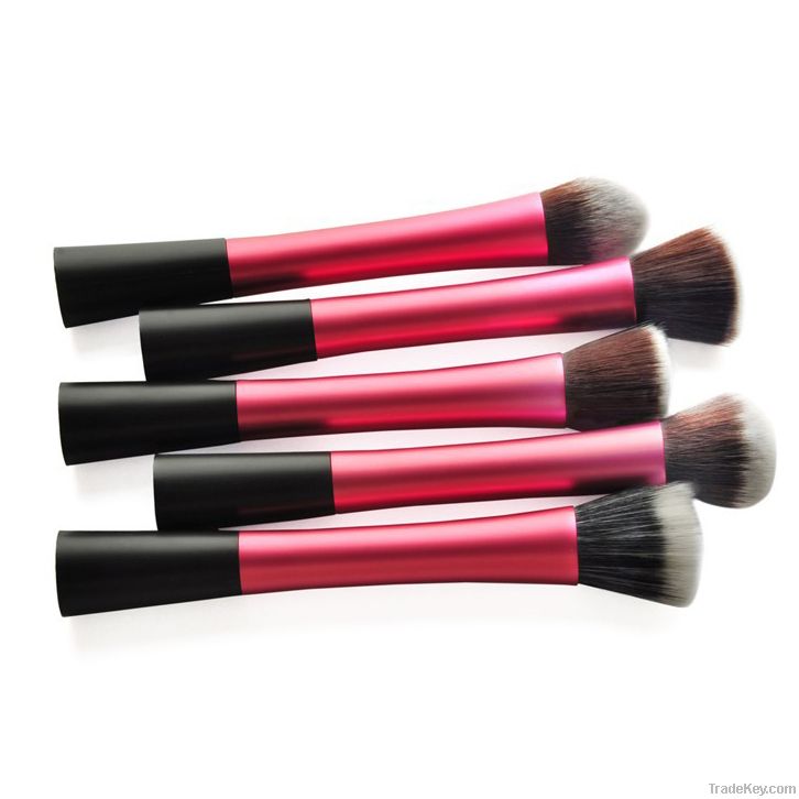 5 Pieces Makeup Brush Set Pink Color