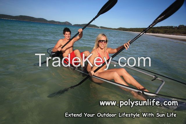 2015 HOT Sales Transparent kayak canoe for 3-4 people