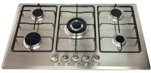 built-in gas hob, kitchen hob