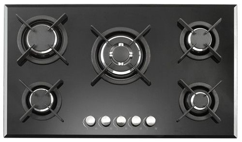 gas hob with glass top