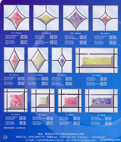 Beveled glass Tiles